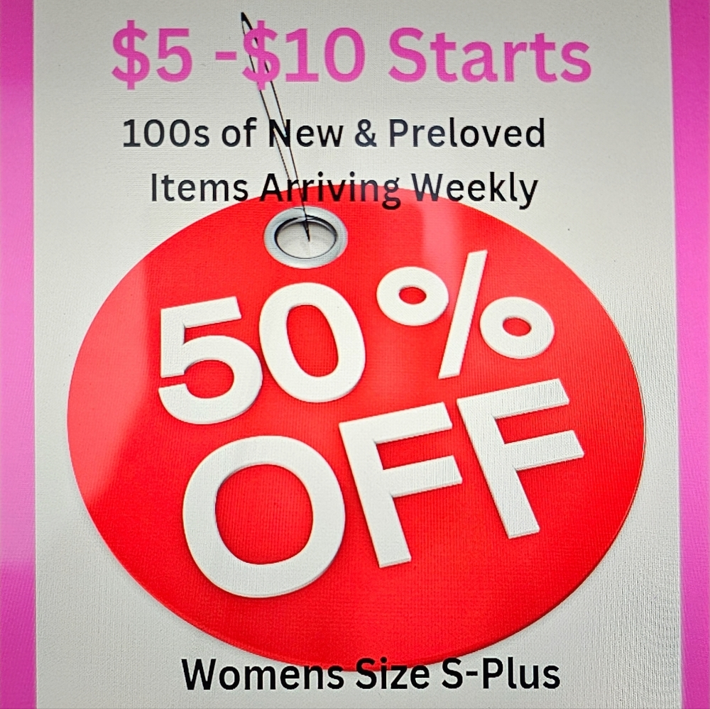 Live Posh Show 100s Unlisted Womens S-3X Name Brands
